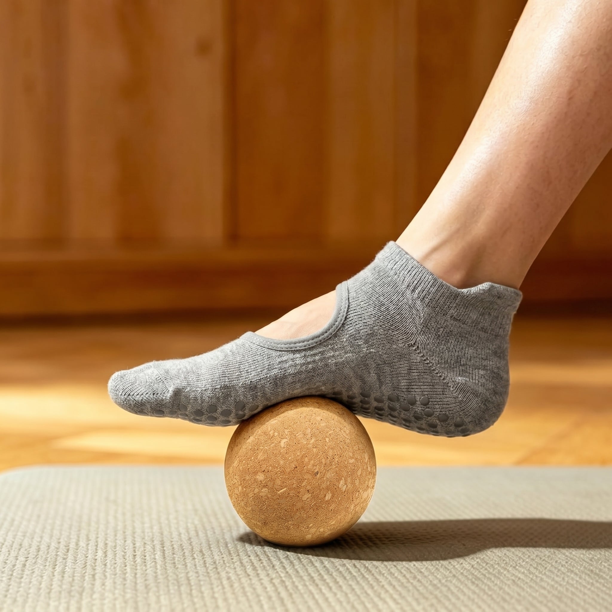 PersonalHour Natural Cork Pilates Ball