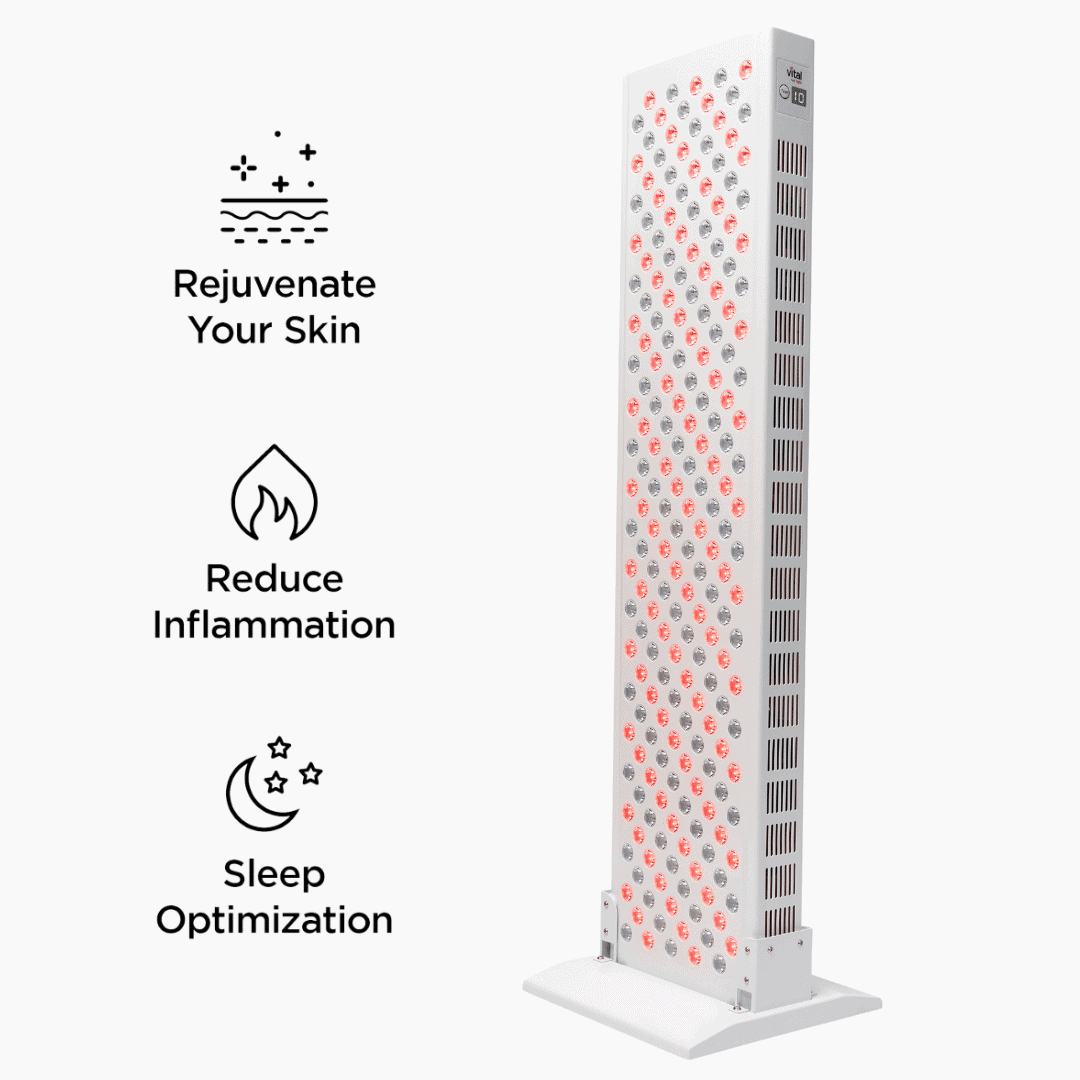 Vital Elite Full-Body Red Light Therapy Panel – 210 LEDs & 4 Wavelengths