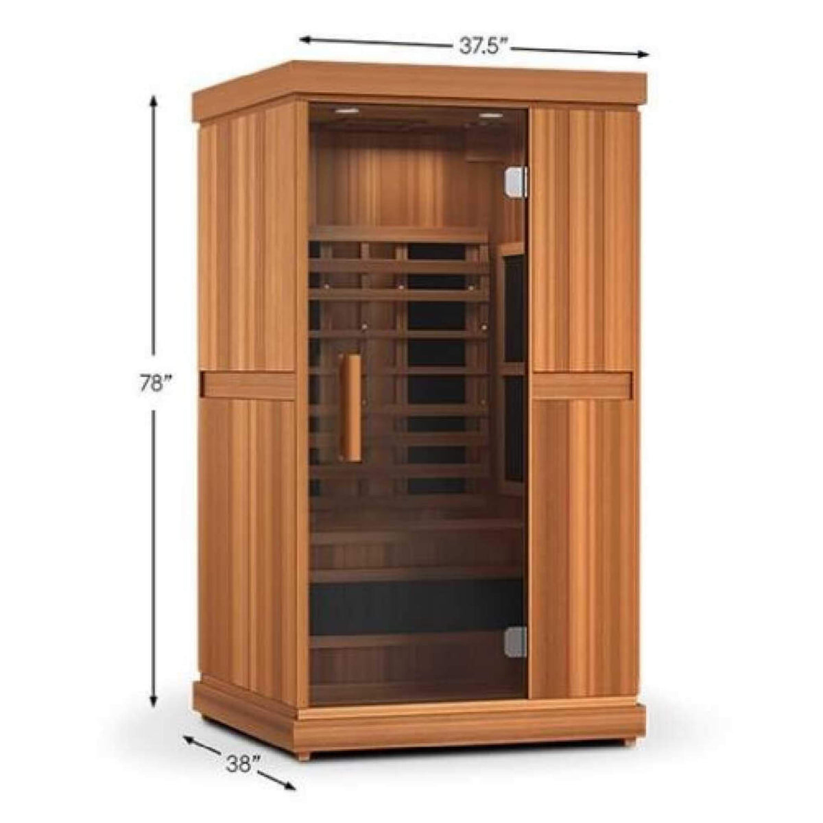 Finnmark FD-1 Full Spectrum 1-Person Home Infrared Sauna With Bluetooth Audio [FD-KN001]