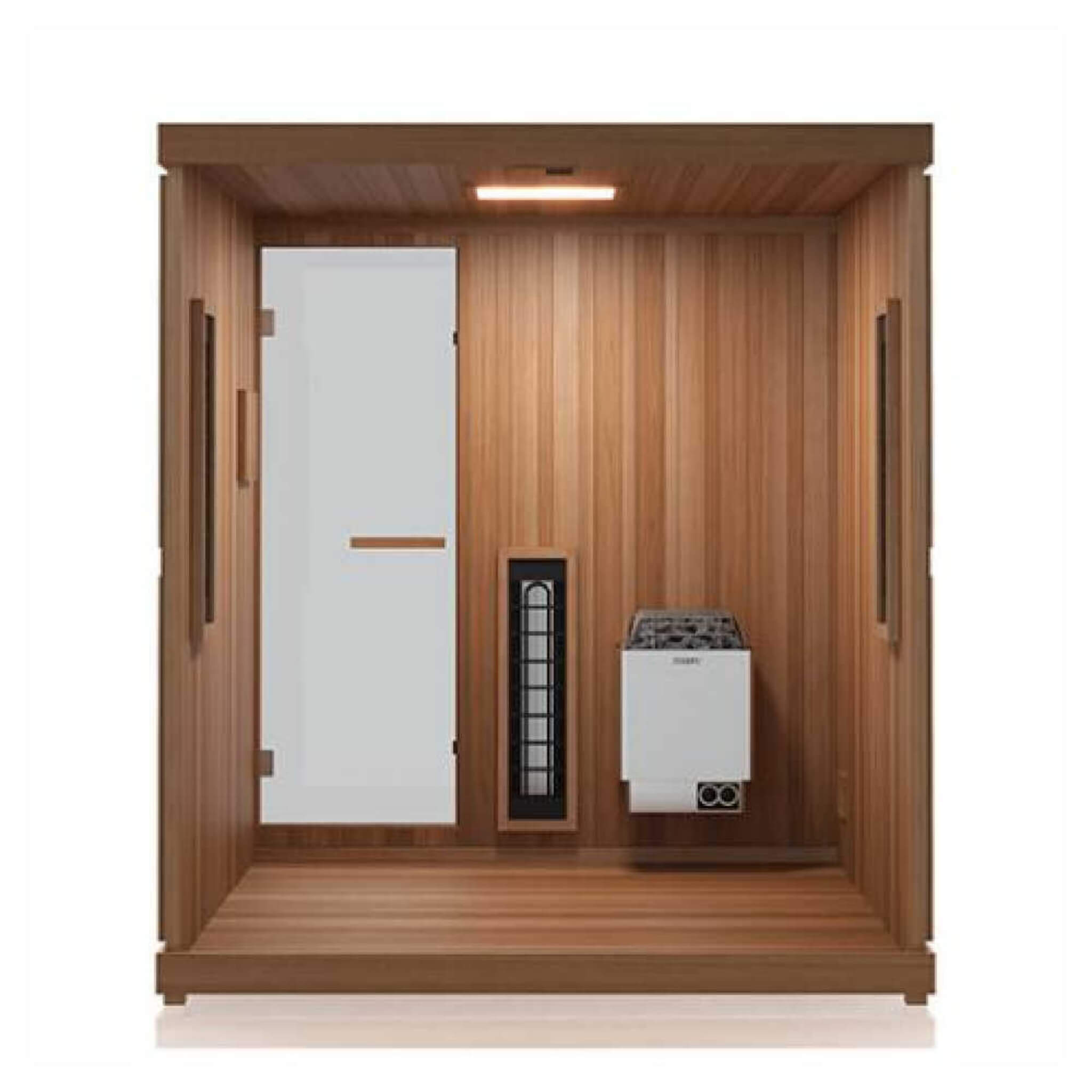 Finnmark FD-5 Trinity XL Sauna - Infrared, Steam, & Red Light Therapy (4-person)