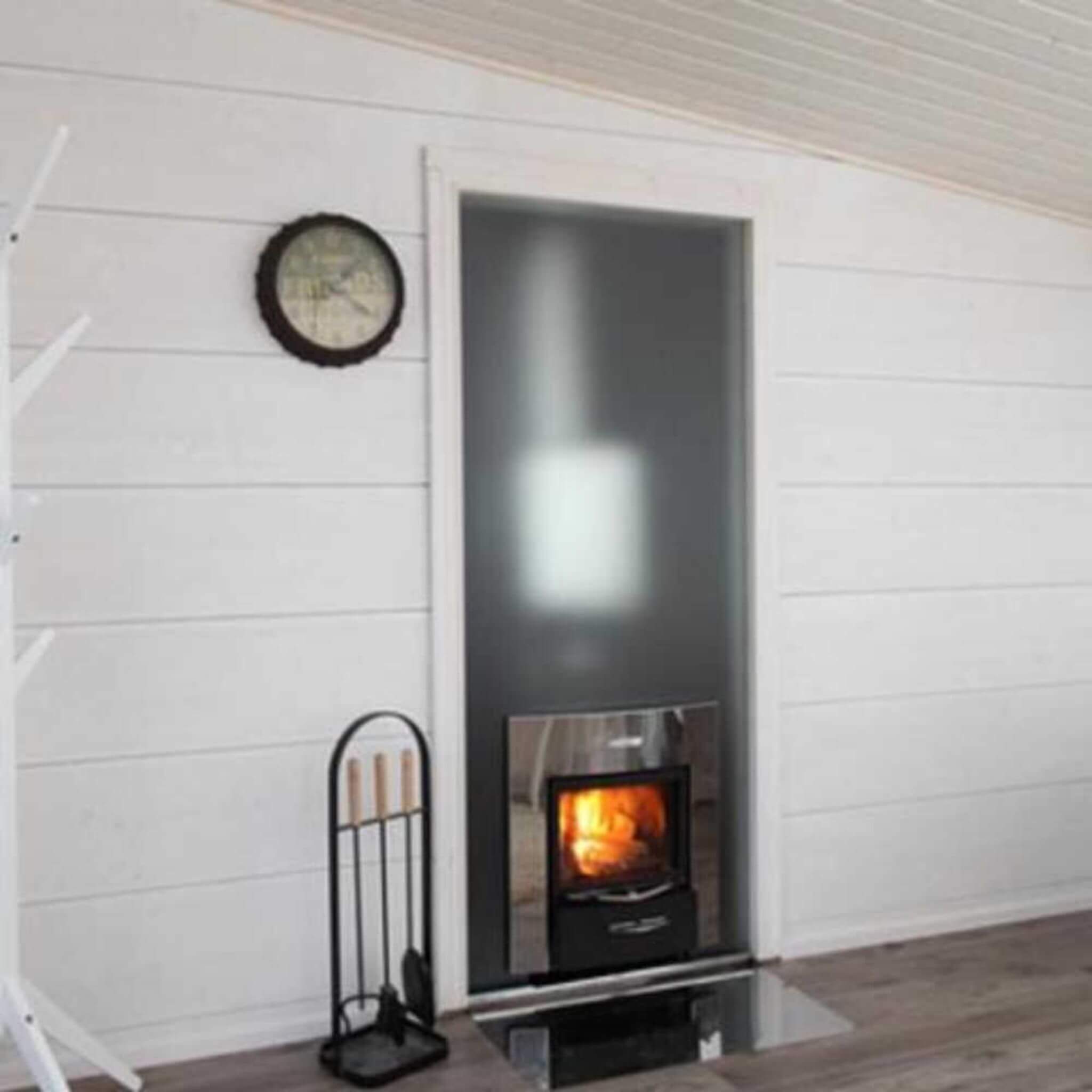 Harvia Duo Series Stainless-Steel Wood-Burning Sauna Stove
