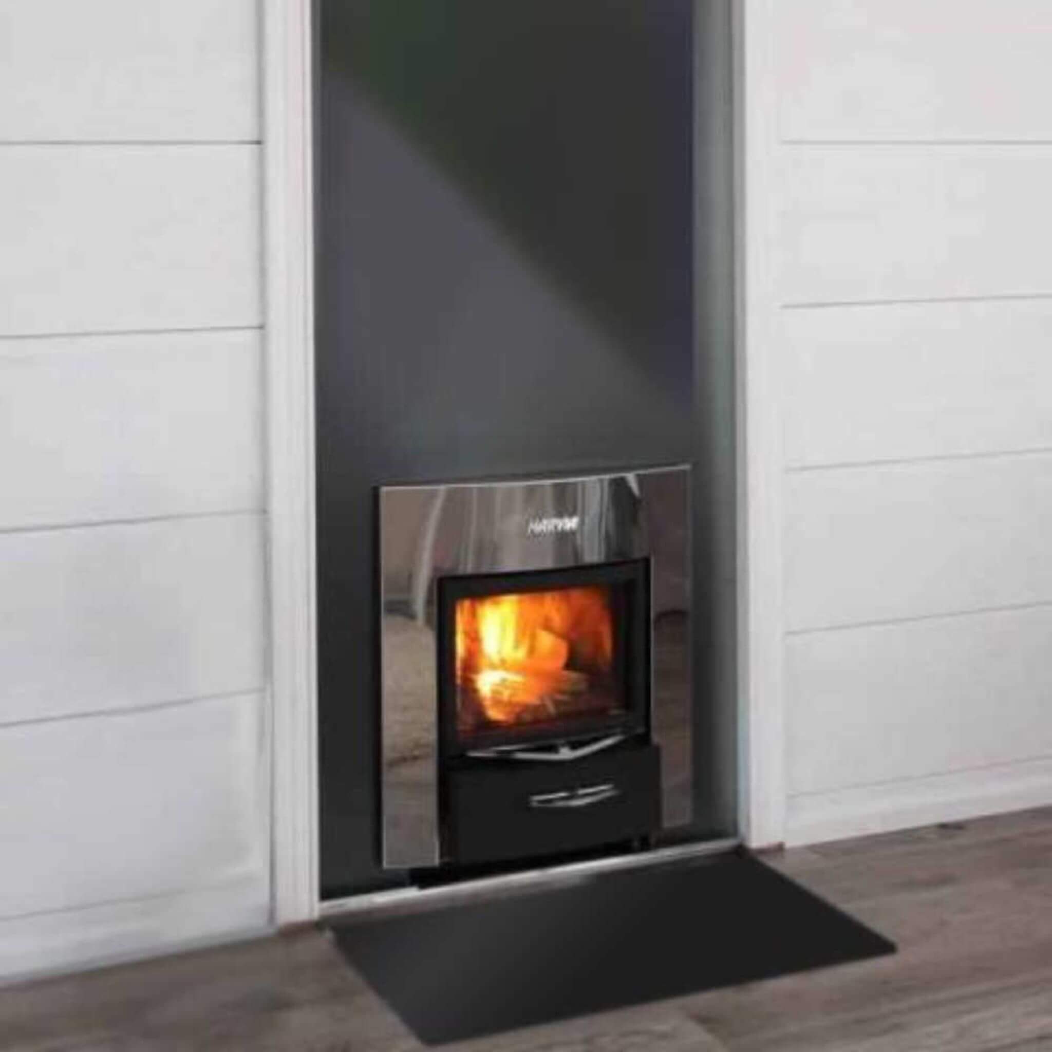 Harvia Duo Series Stainless-Steel Wood-Burning Sauna Stove