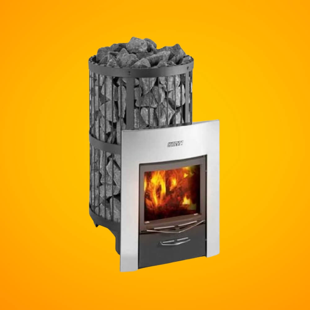 Harvia Legend Duo Wood-Burning Sauna Stove and Fireplace