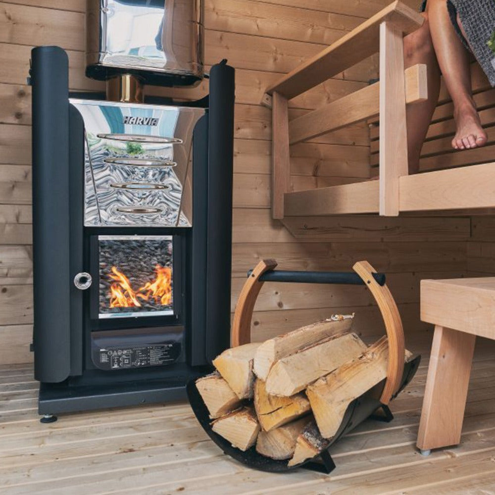 Harvia Pro 20 Wood-Burning Sauna Stove Package