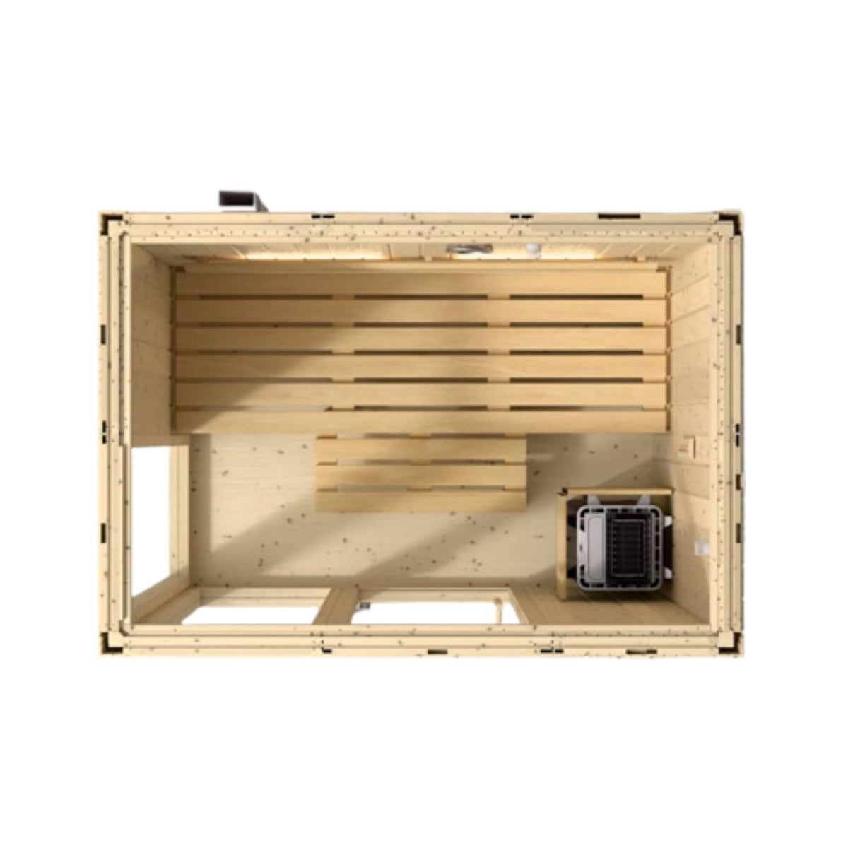 Kohler C1 Indoor Scandinavian Spruce Sauna Kit