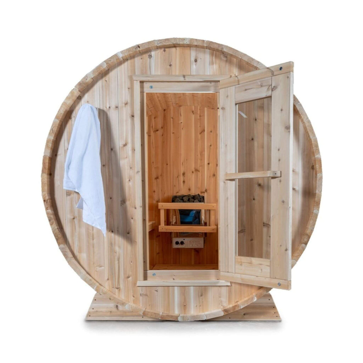 Dundalk Leisurecraft Harmony 4-Person Barrel Sauna
