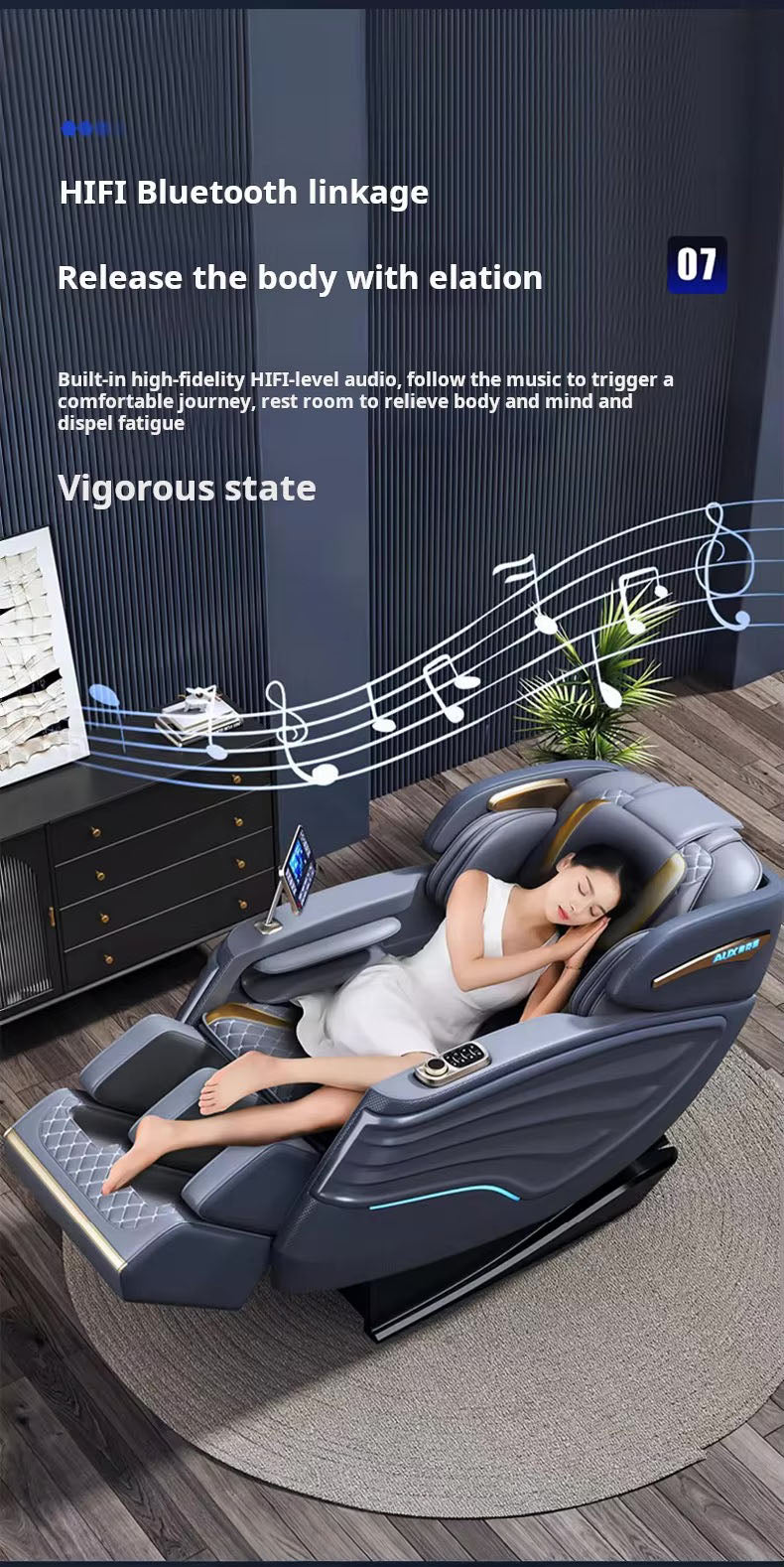 Recovery C79 Massage Chair | Full-Body Zero-Gravity Relaxation