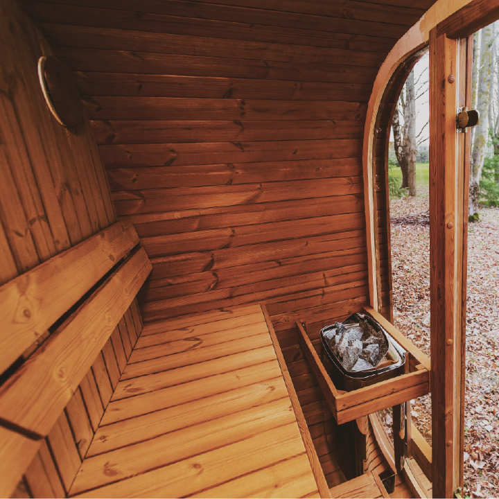 Outdoor Sauna — Mande MW16 Series (ThermoWood Premium Backyard Sauna)