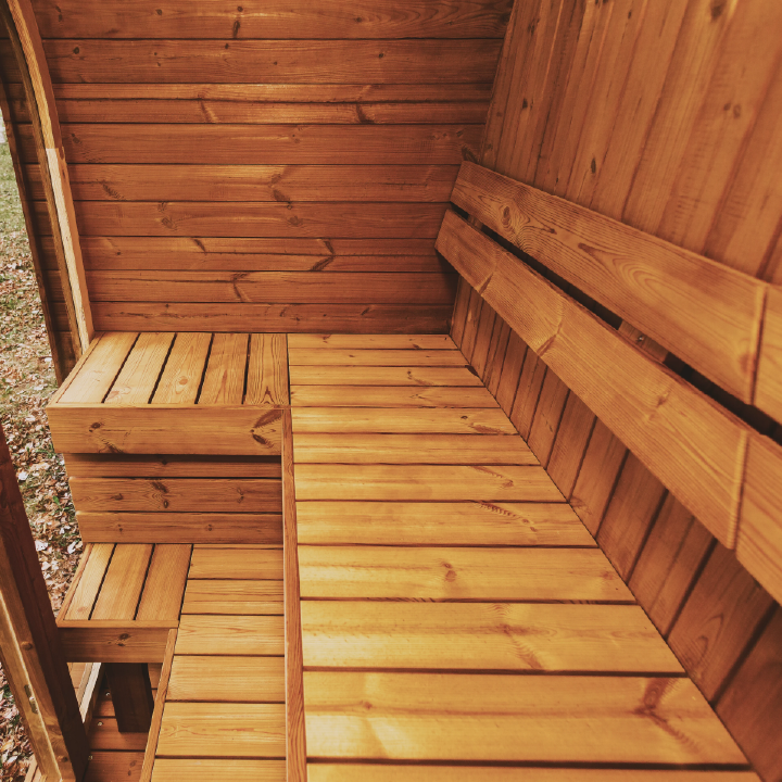 Outdoor Sauna — Mande MW16 Series (ThermoWood Premium Backyard Sauna)