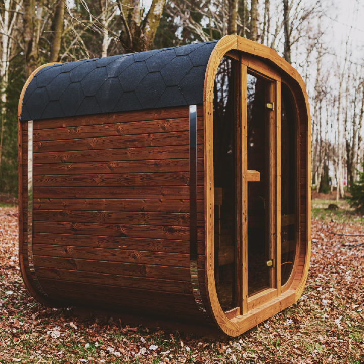 Outdoor Sauna — Mande MW16 Series (ThermoWood Premium Backyard Sauna)