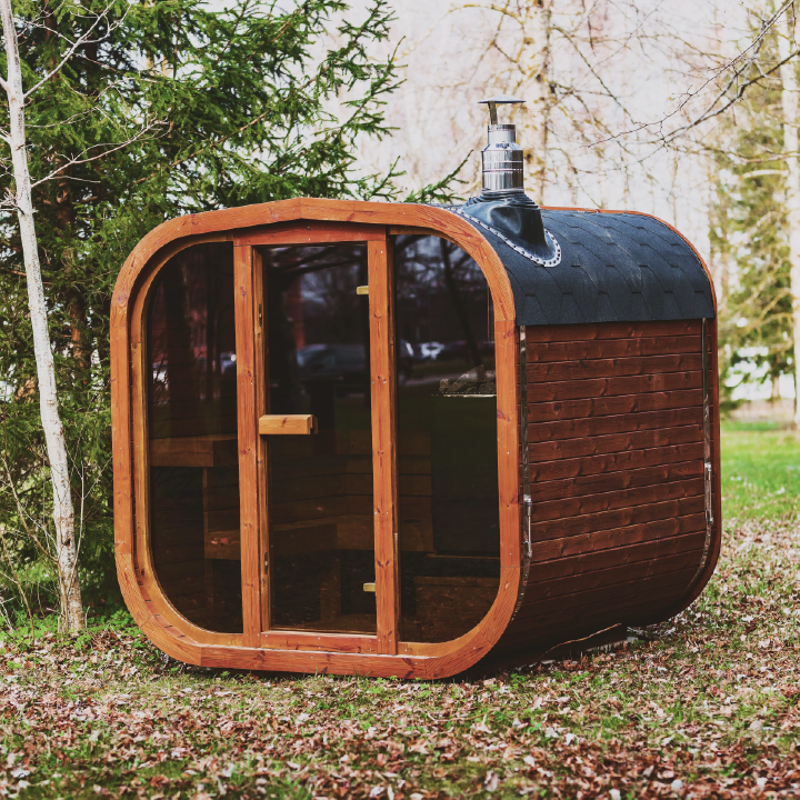 Outdoor Sauna — Mande MW16 Series (ThermoWood Premium Backyard Sauna)