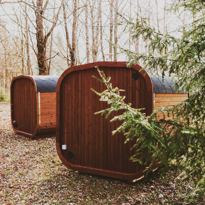 Outdoor Sauna — Mande MW16 Series (ThermoWood Premium Backyard Sauna)