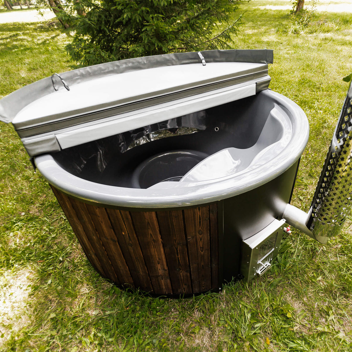ThermoWood 4-Person Wood-Fired Hot Tub