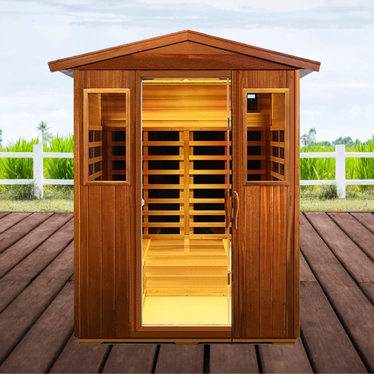 Thermora Valois 4-Person Outdoor Infrared Sauna
