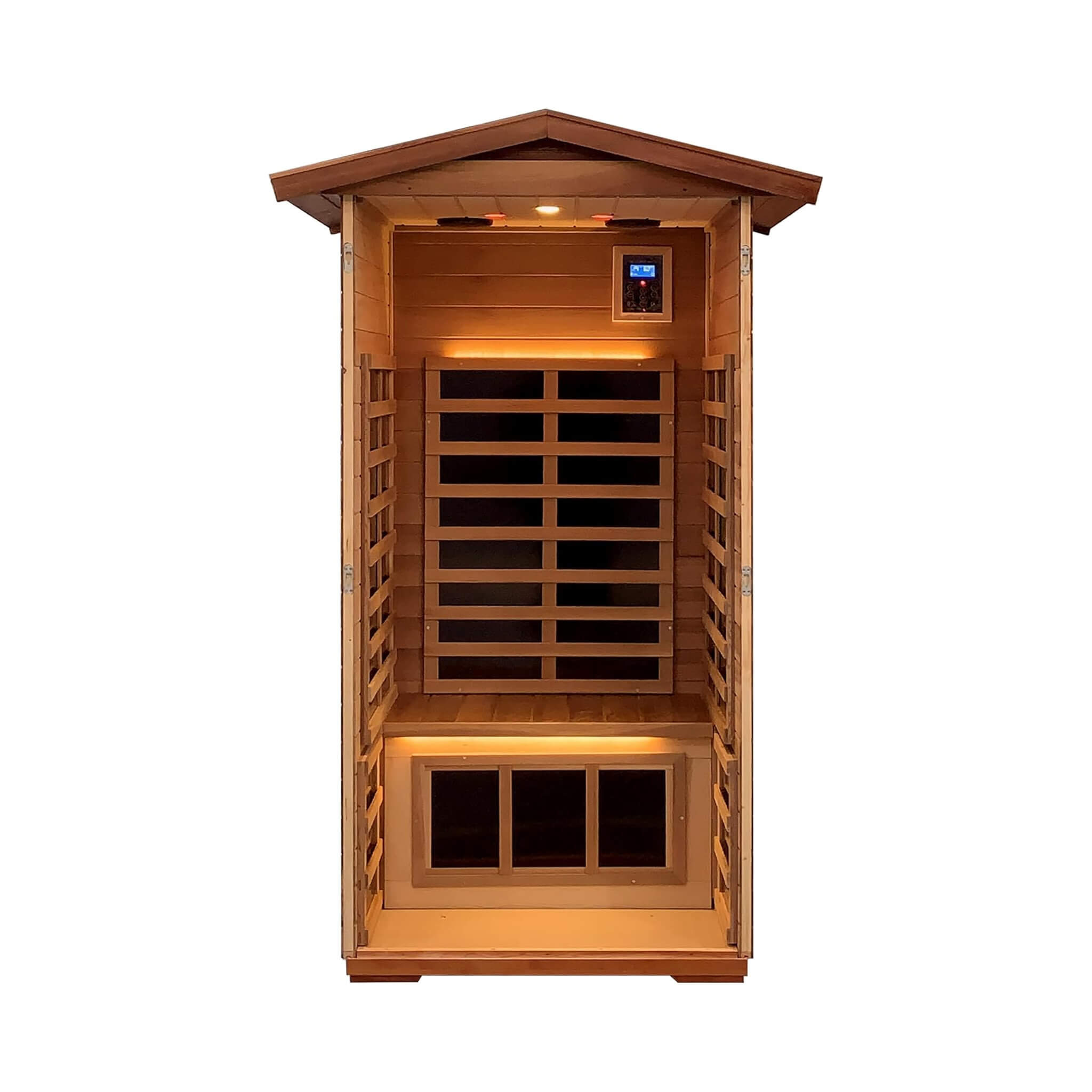 Thermora Xyra 1-Person Red Cedar Outdoor Infrared Sauna