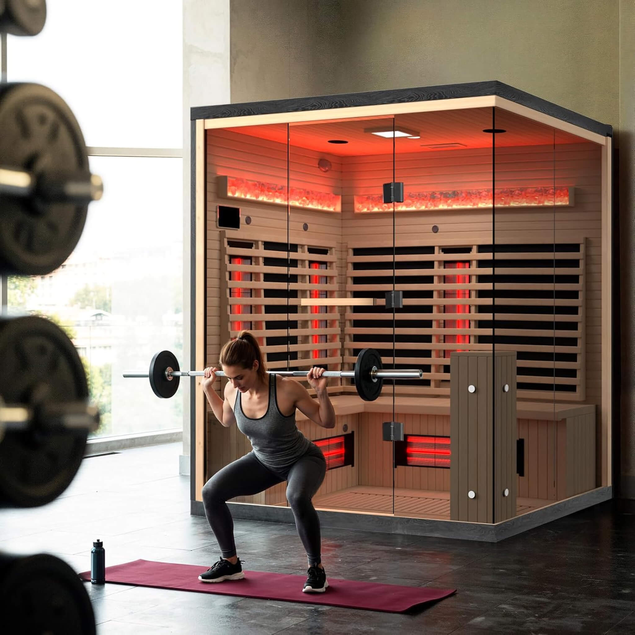 Rövia Ember 4-Person Full-Spectrum Infrared Sauna