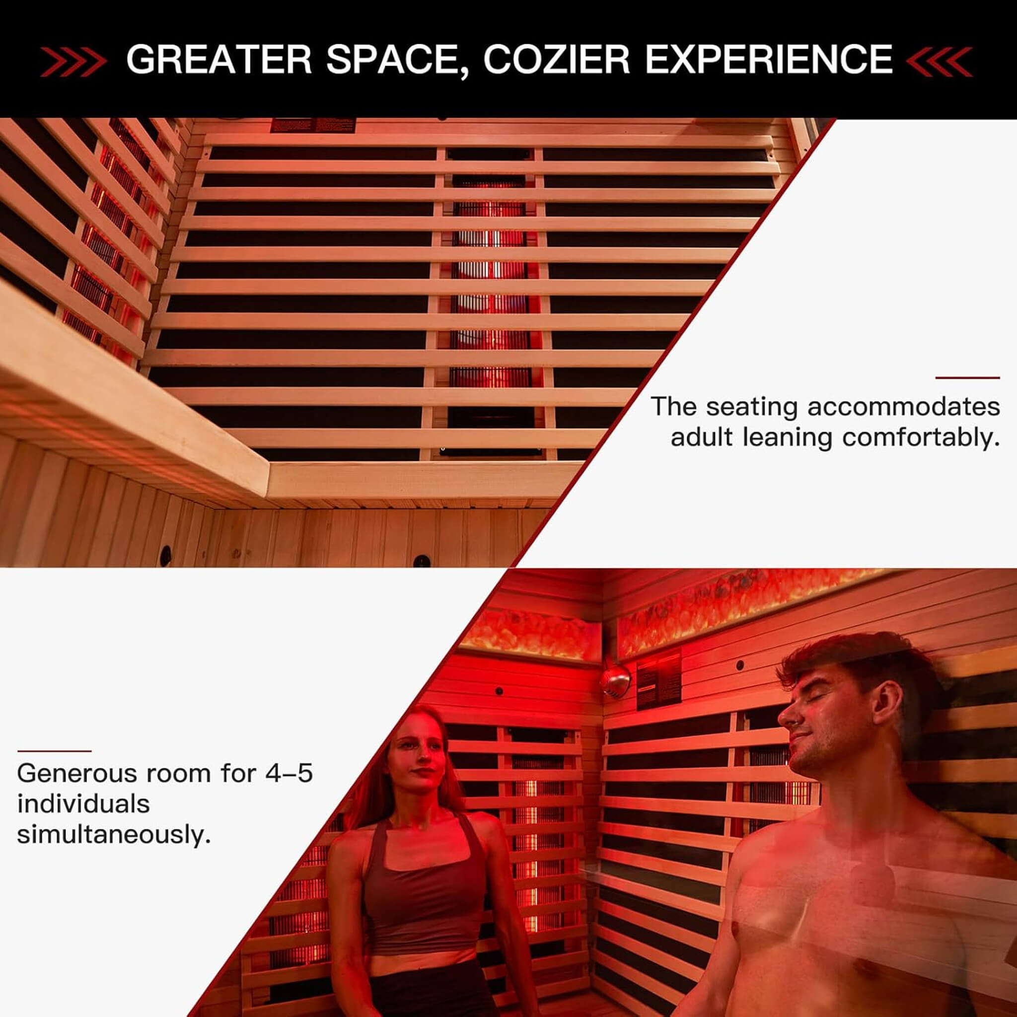 Rövia Ember 4-Person Full-Spectrum Infrared Sauna