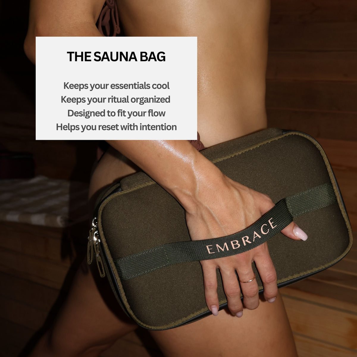 Embrace The Heat Sauna Bag – Premium Sauna Wellness Essentials Bag