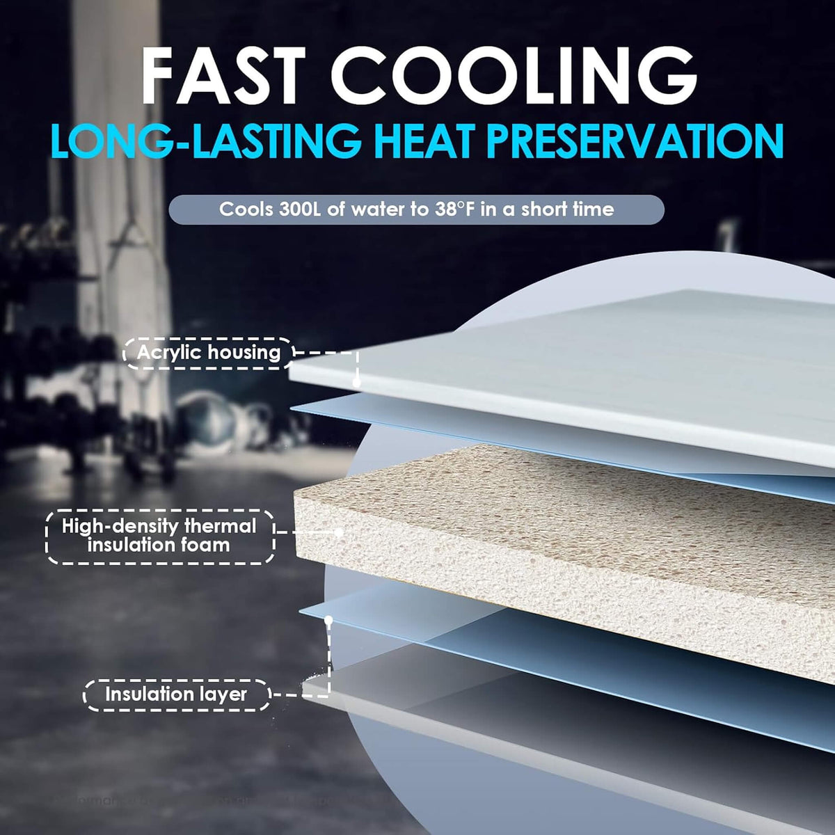 Smart Cold Plunge Tub with Chiller – All-in-One App-Controlled Ice Bath