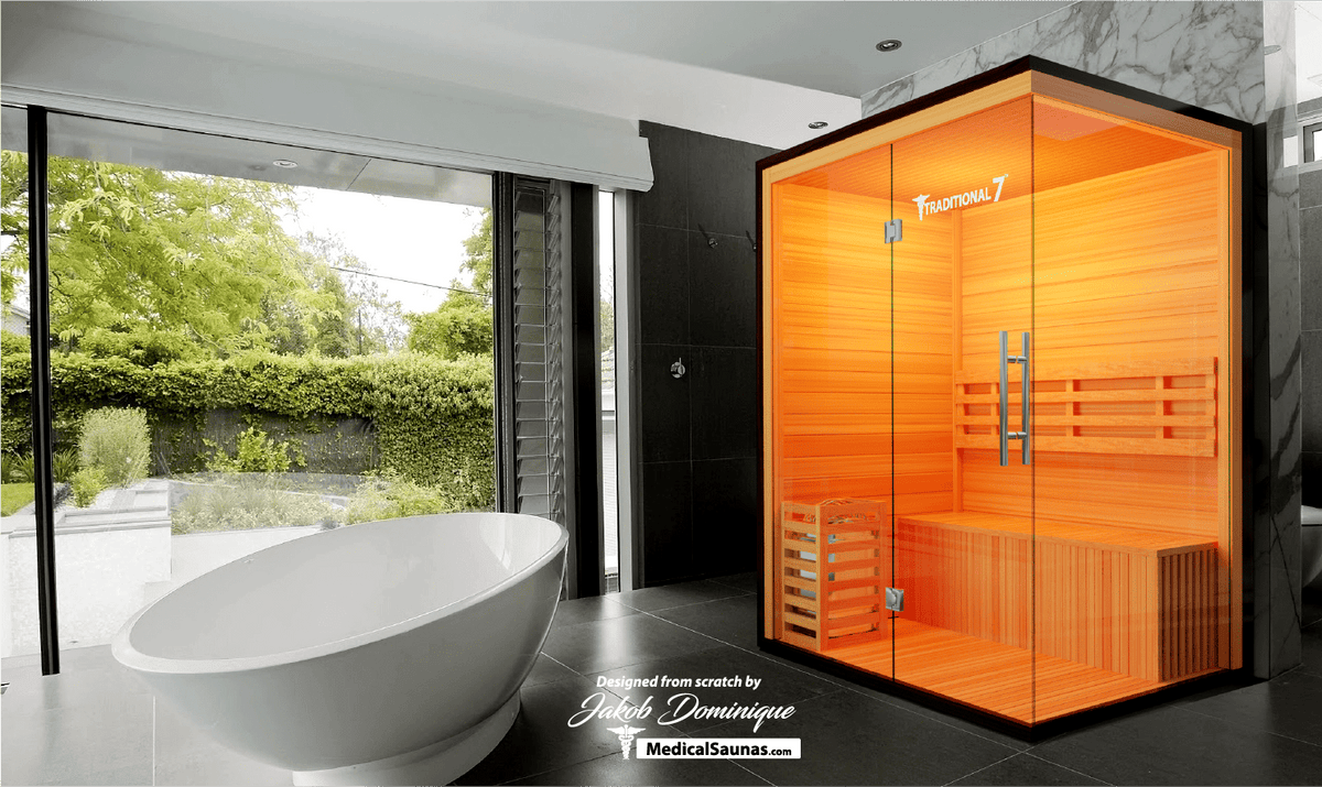 3 Person Home Steam Sauna | Traditional 7™ by Medical Saunas