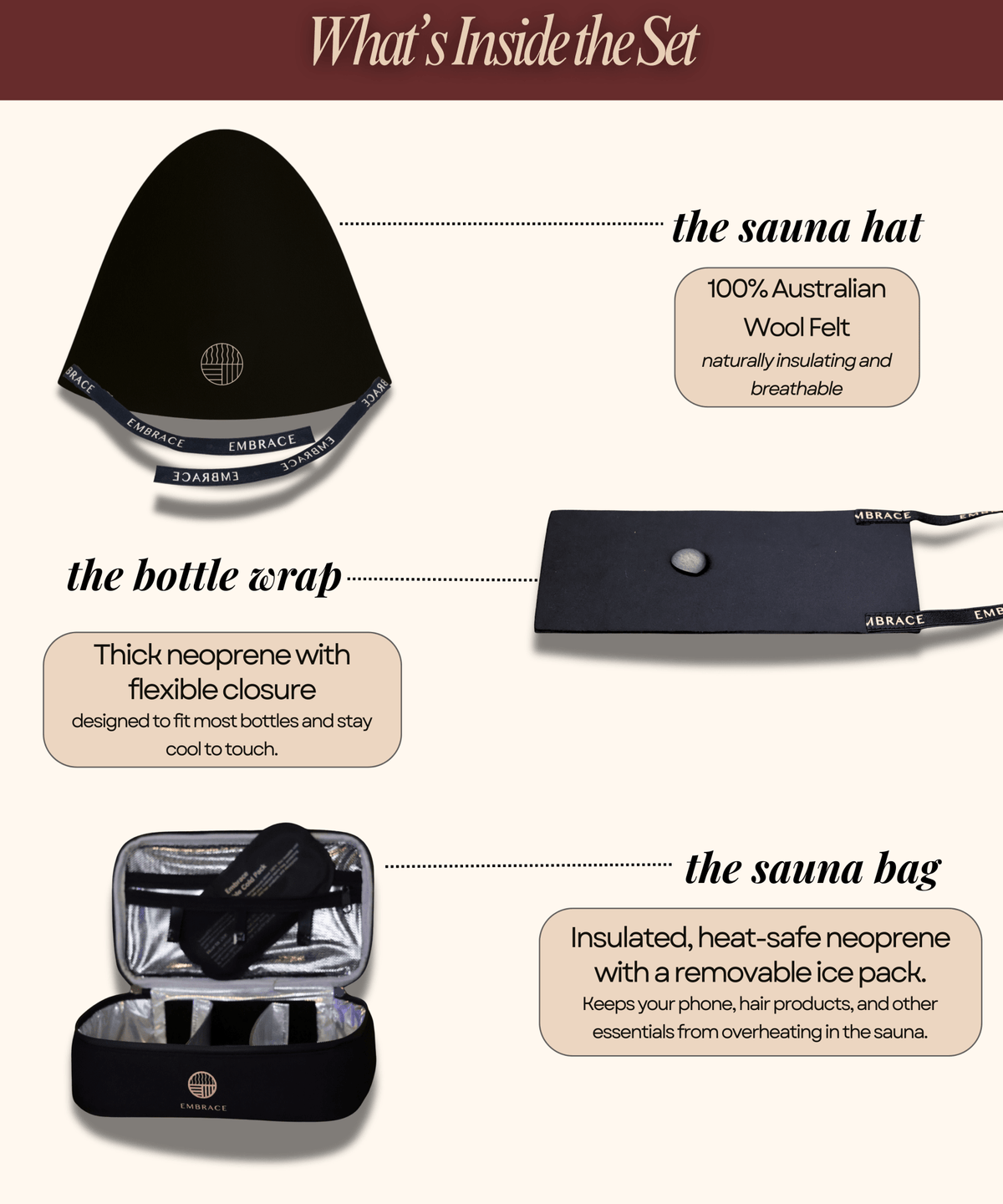 The Heat Sauna Essentials Signature Set