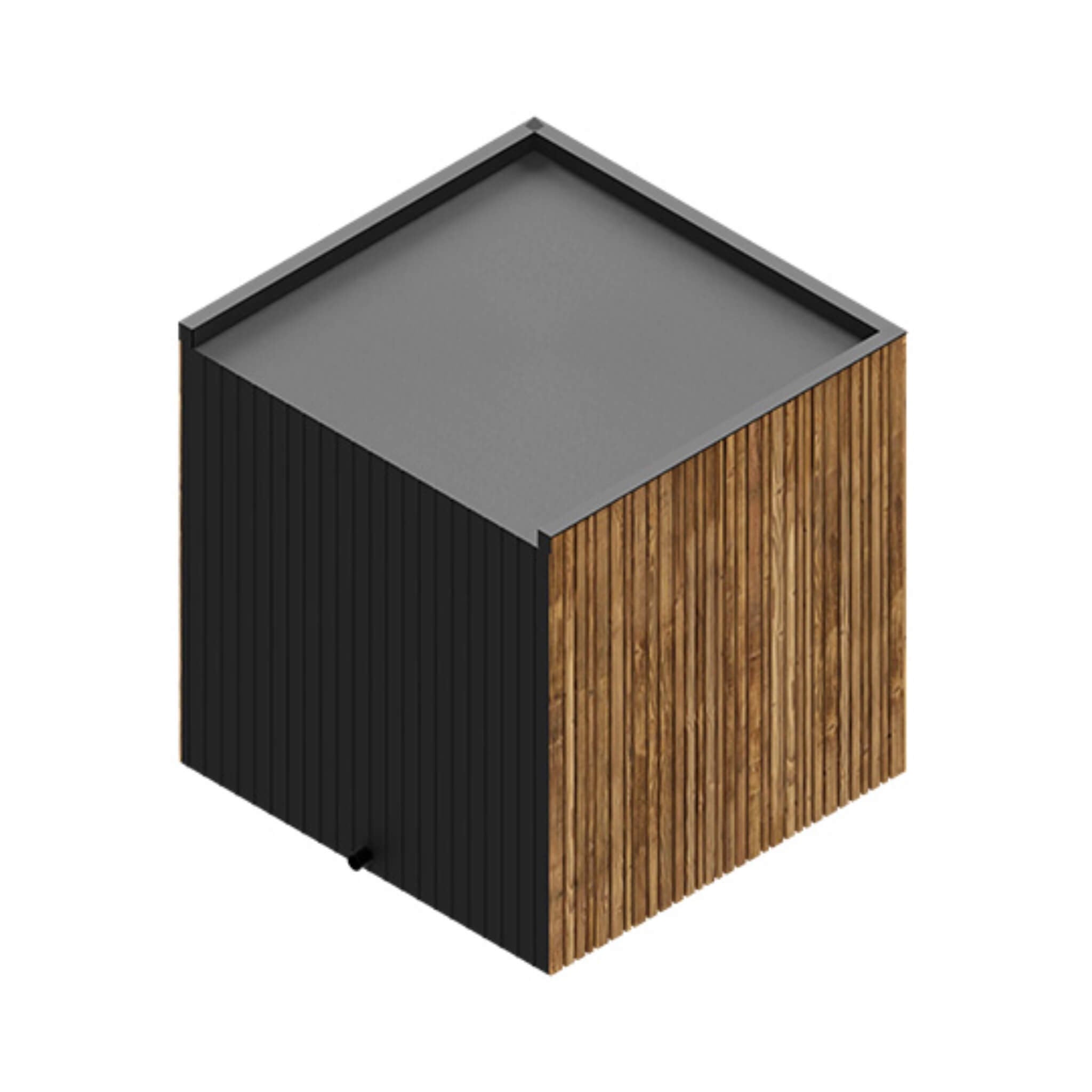 ThermaSol Spectra Outdoor Sauna Cabin - Architectural Glass Sauna (4-Person)