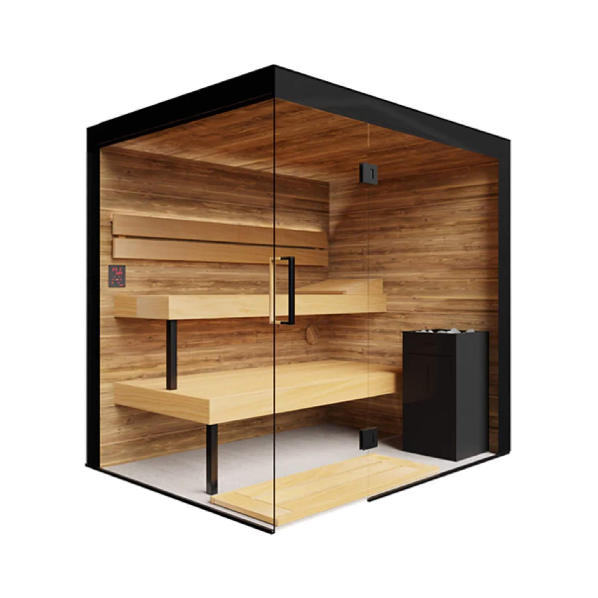 ThermaSol Lumaria Indoor Sauna Cabin - Glass Front Luxury Sauna (Up to 5-Person)
