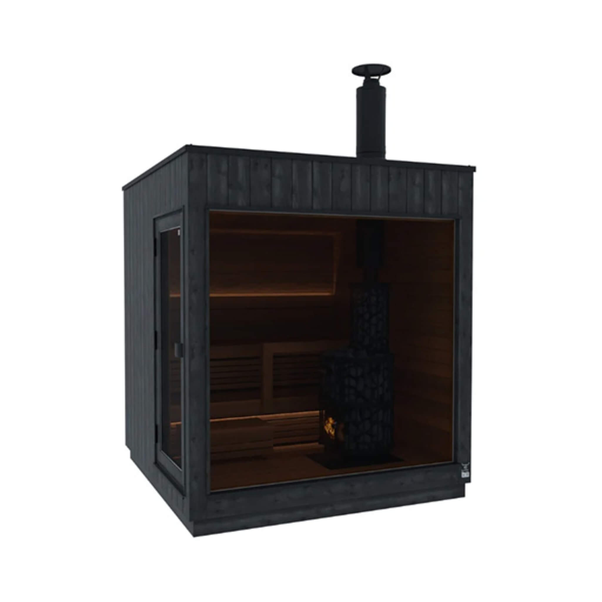 ThermaSol Nordic Misty Outdoor Sauna Cabin - Modular System (Fully Assembled)