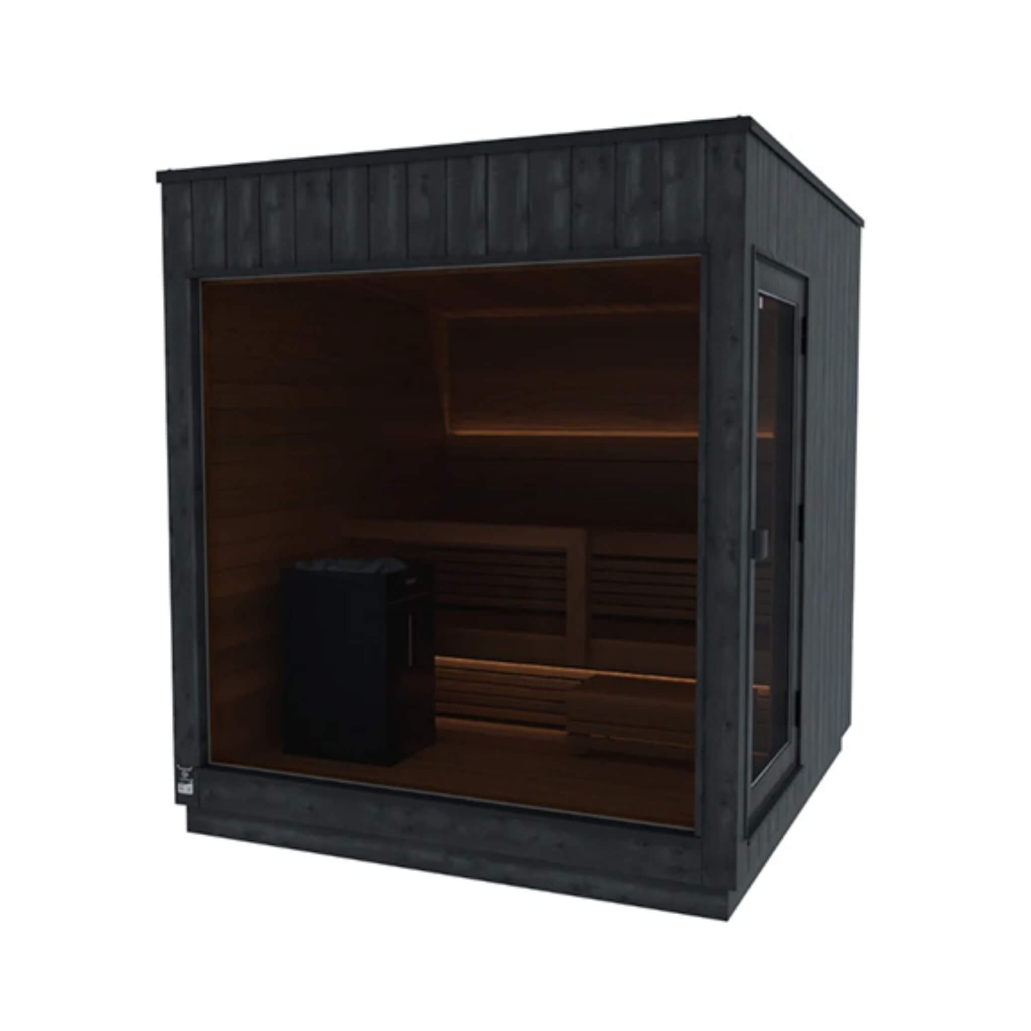 ThermaSol Nordic Misty Outdoor Sauna Cabin - Modular System (Fully Assembled)