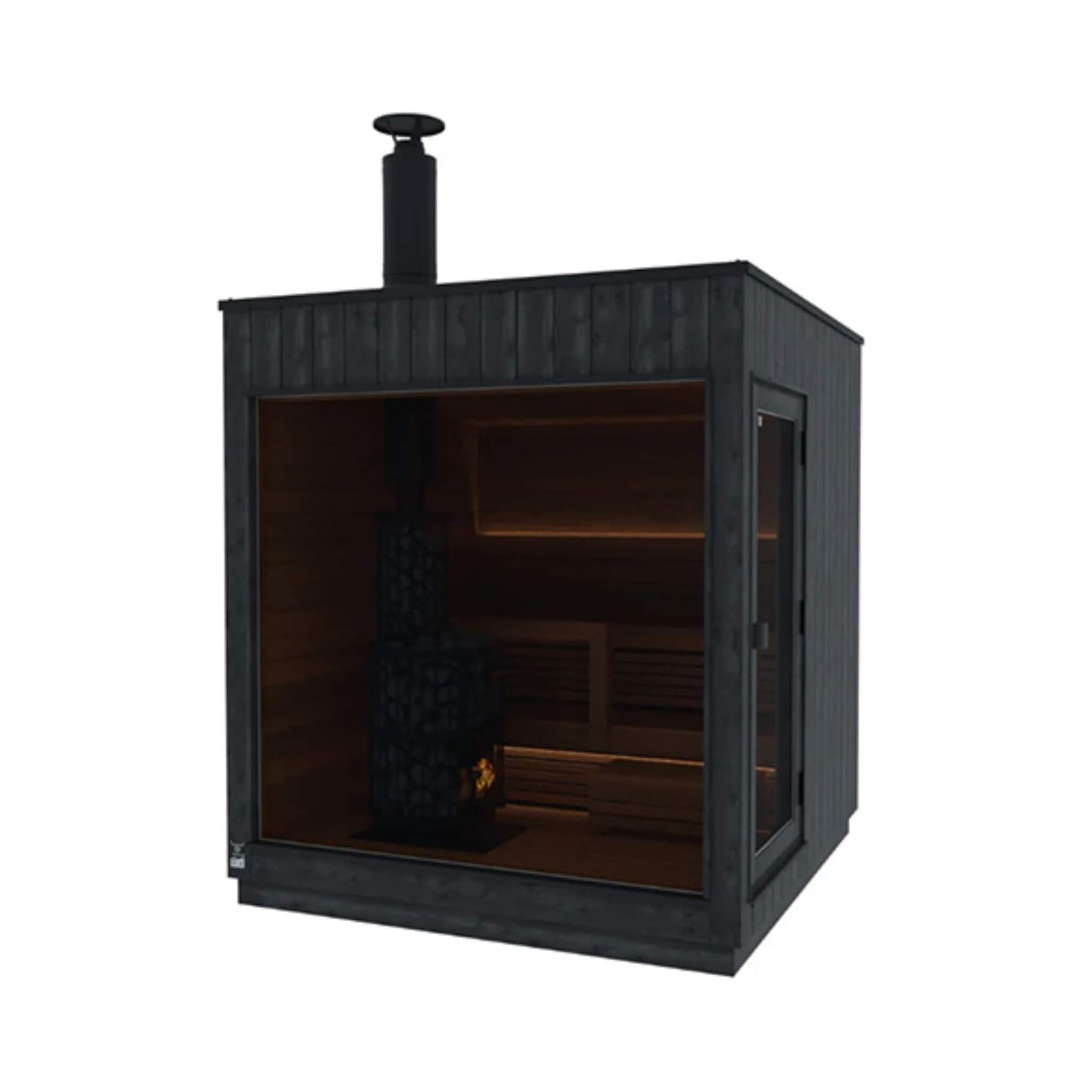 ThermaSol Nordic Misty Outdoor Sauna Cabin - Modular System (Fully Assembled)