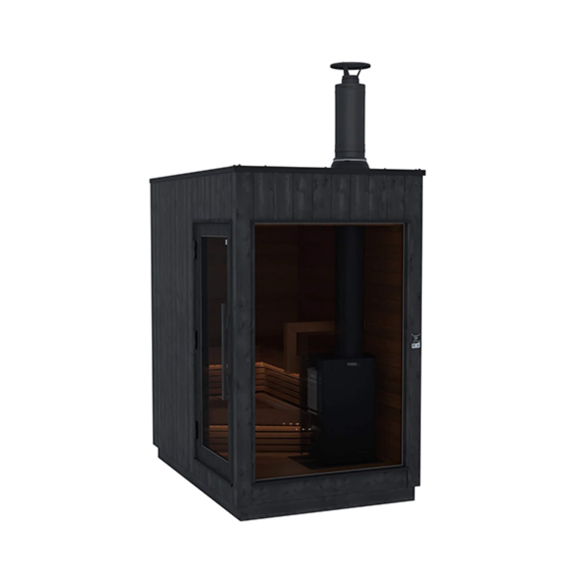 ThermaSol Nordic Misty Outdoor Sauna Cabin - Modular System (Fully Assembled)