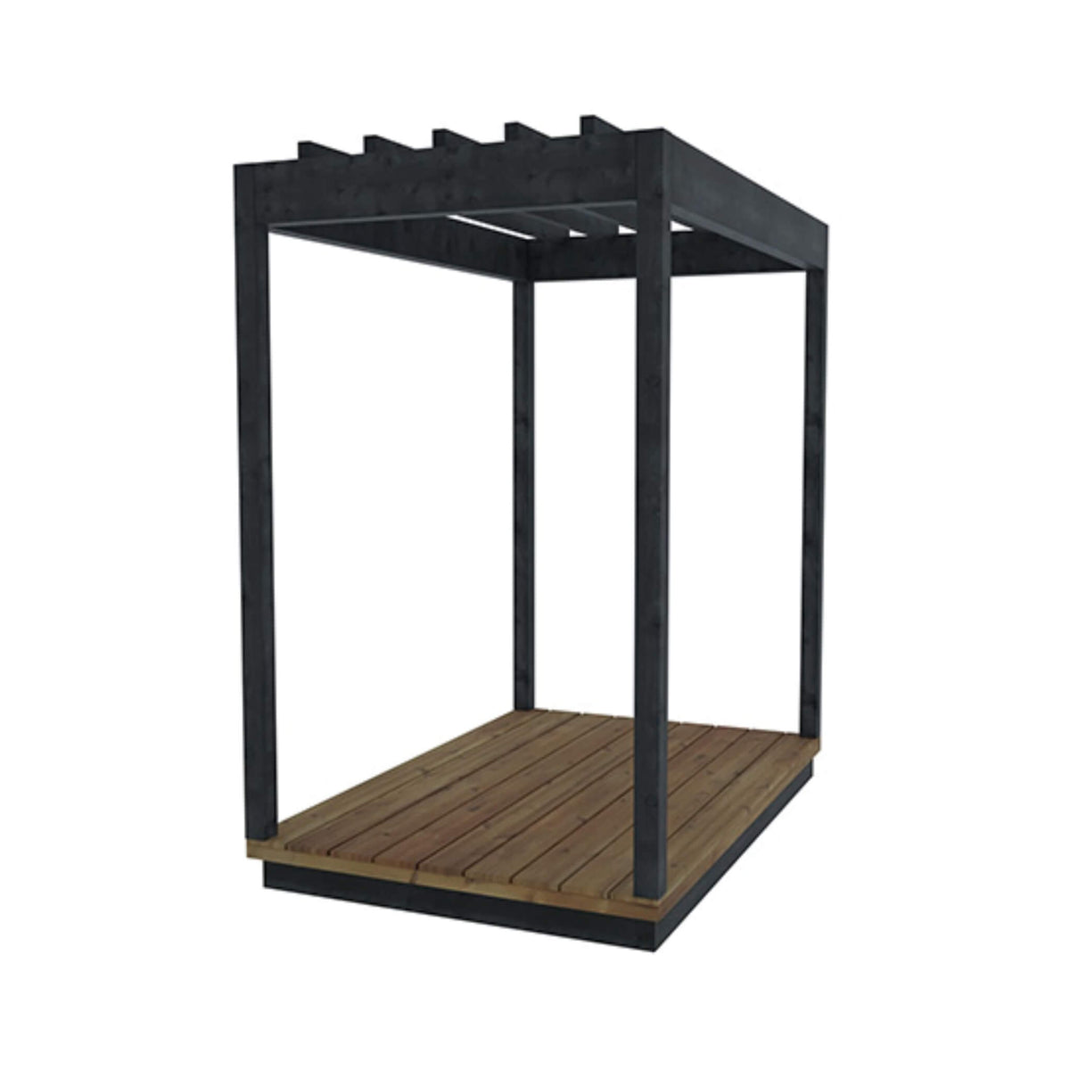 ThermaSol Nordic Misty – Expandable Outdoor Wood Pergola | Small & Large