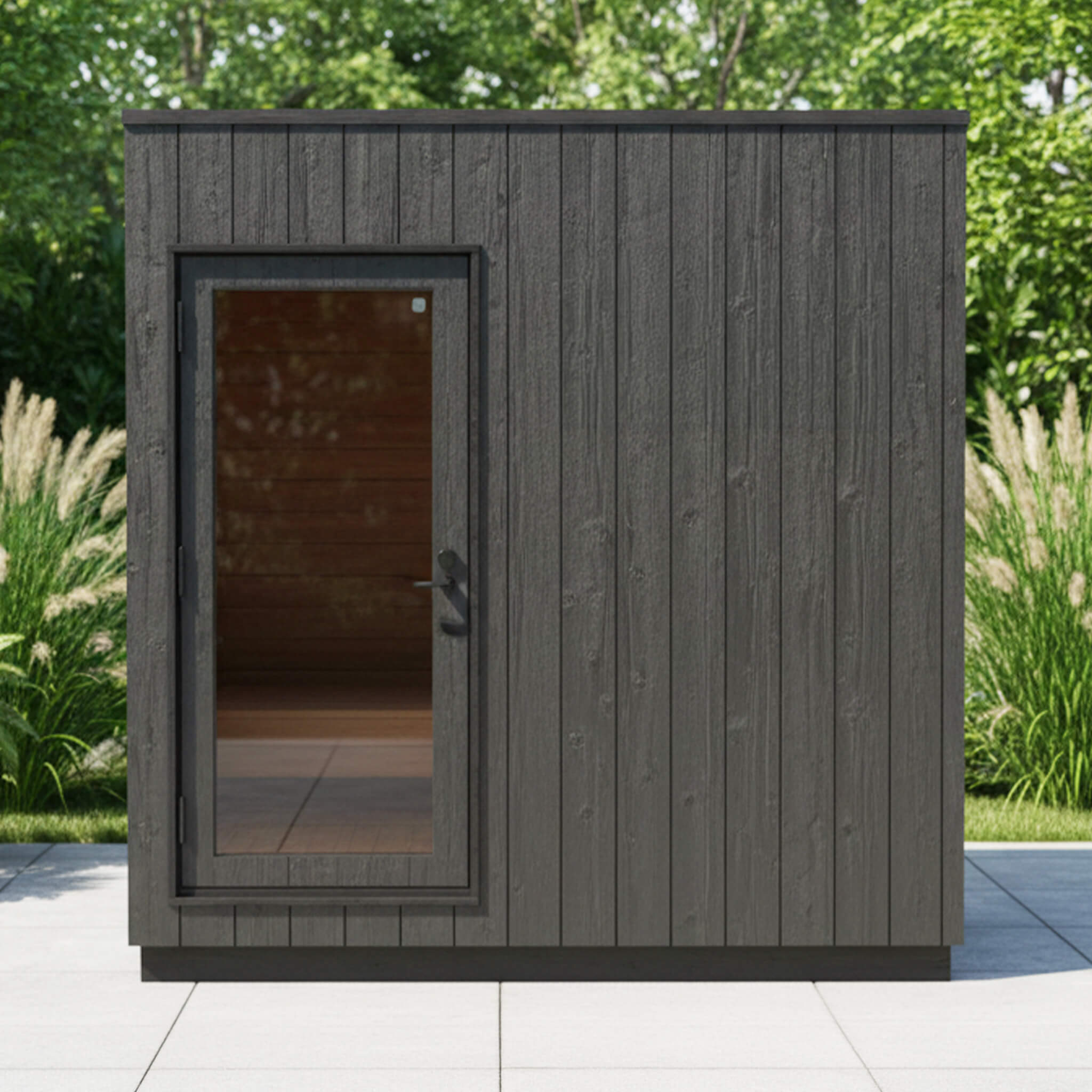 ThermaSol Nordic Misty Outdoor Changing Room - Single Entry Wellness Module
