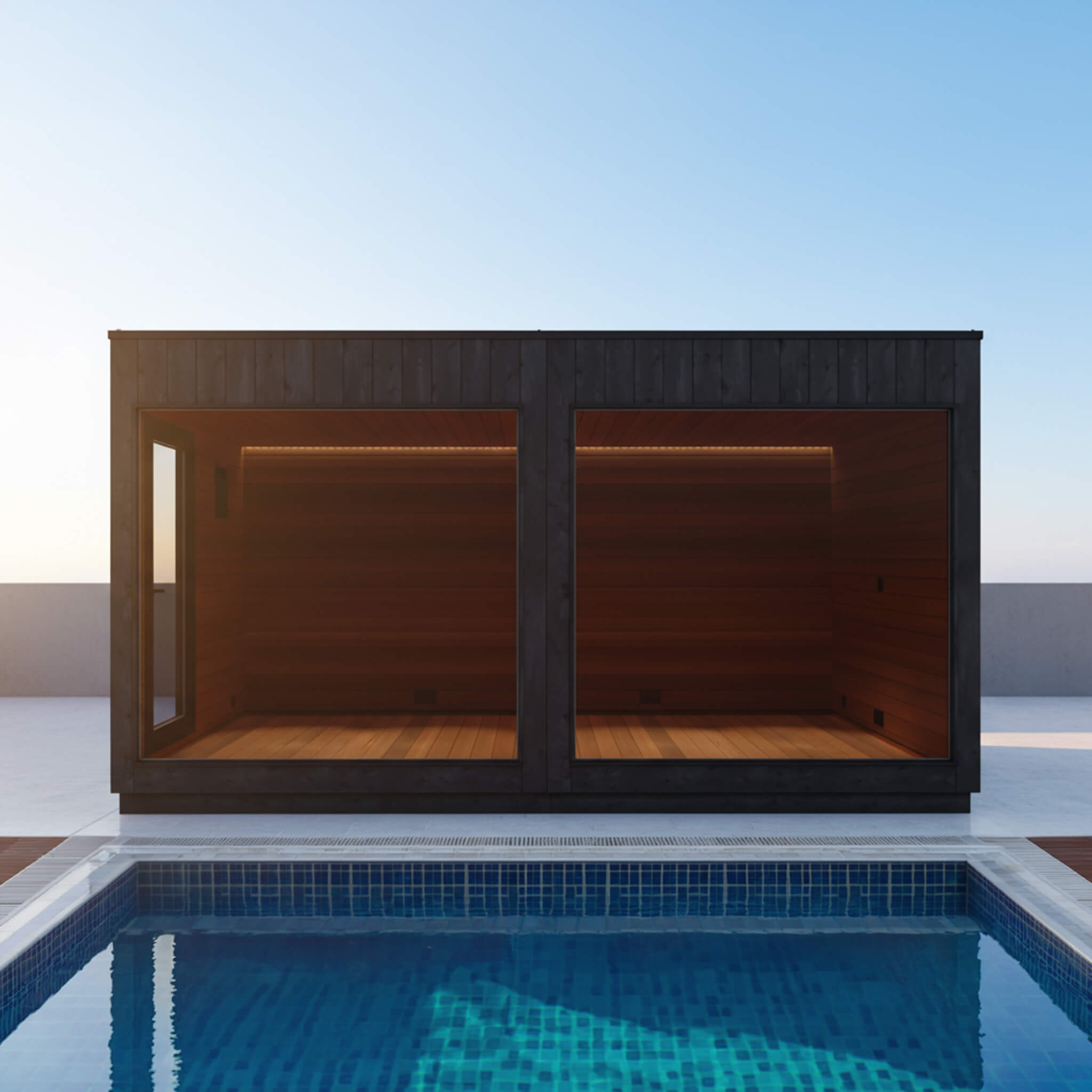 ThermaSol Nordic Misty XL Outdoor Lounge Wellness Space (Single Entry)