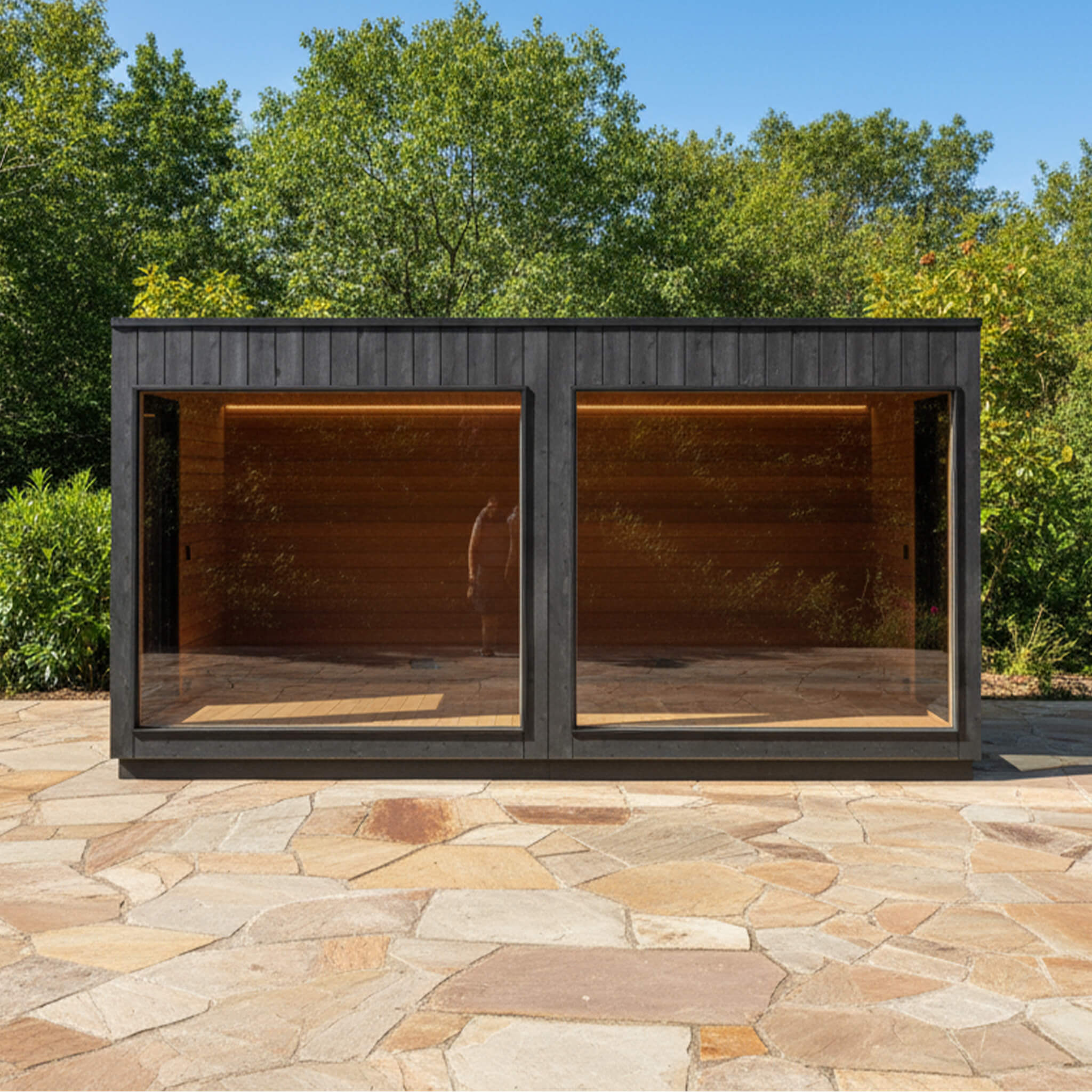 ThermaSol Nordic Misty XL Outdoor Lounge - Modular Wellness Space (Dual Entry)