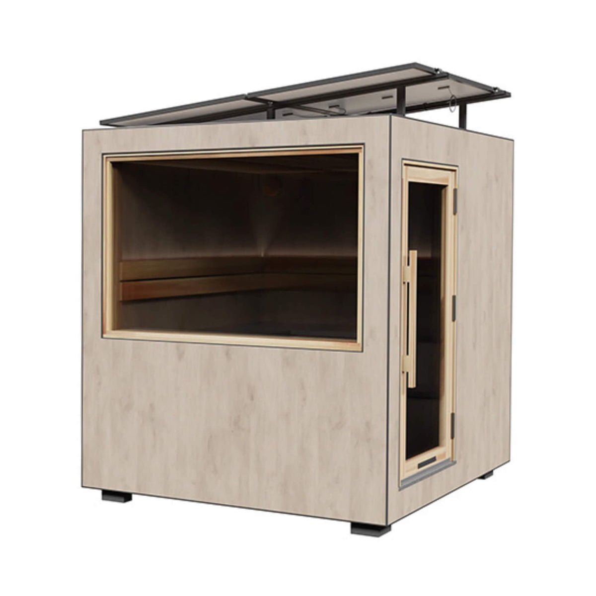 ThermaSol Solaris Fully-Assembled Outdoor Sauna Cabin [Made-To-Order] [14-KIR-4560/61]