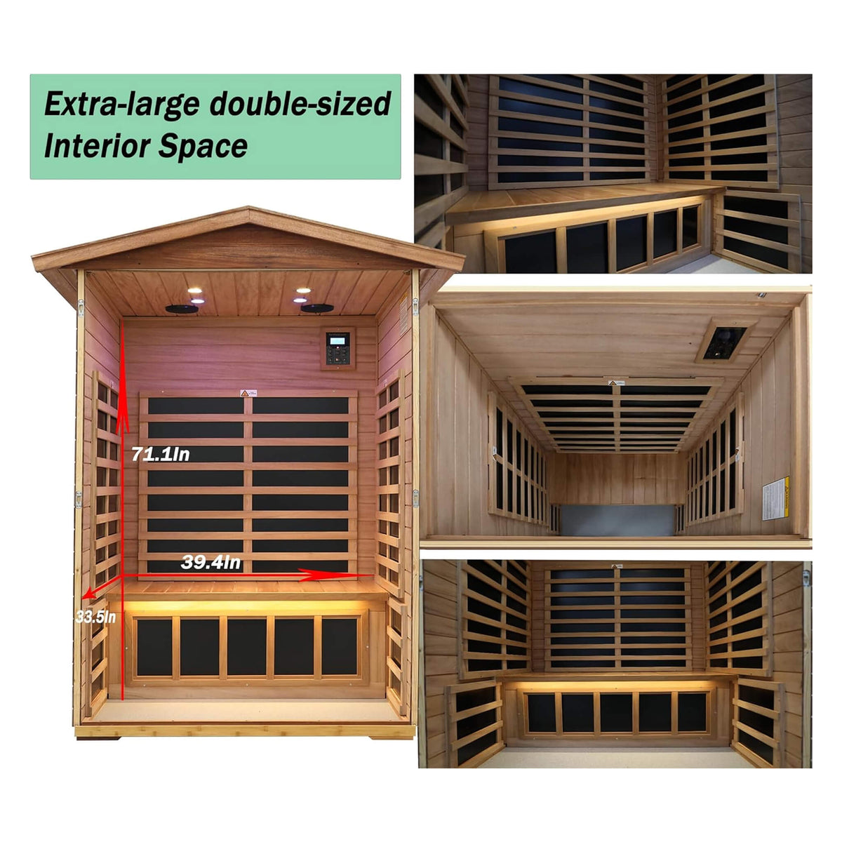 Thermora Ignis 2-Person Outdoor Infrared Sauna