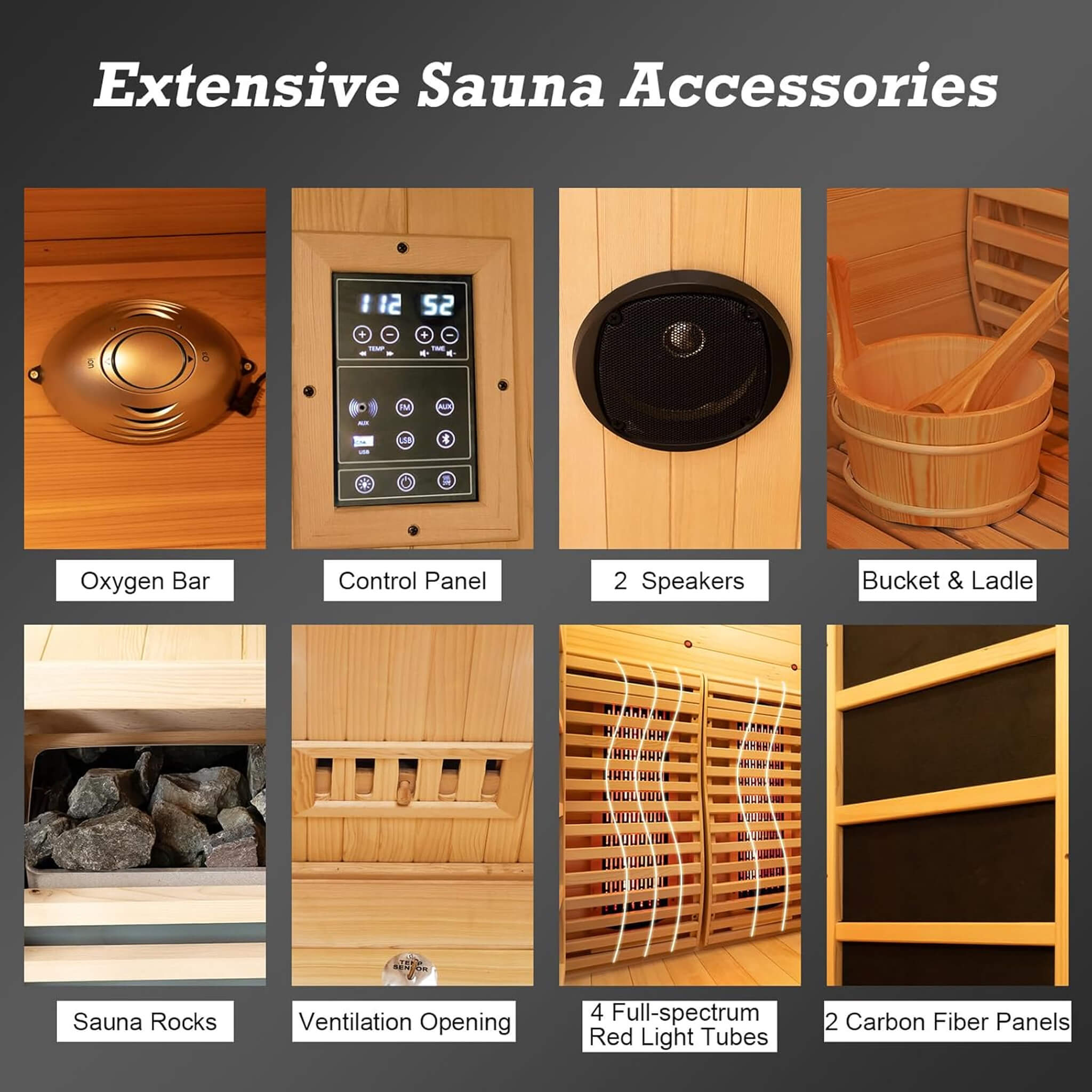 Rövia Luma 2-Person Hybrid Sauna