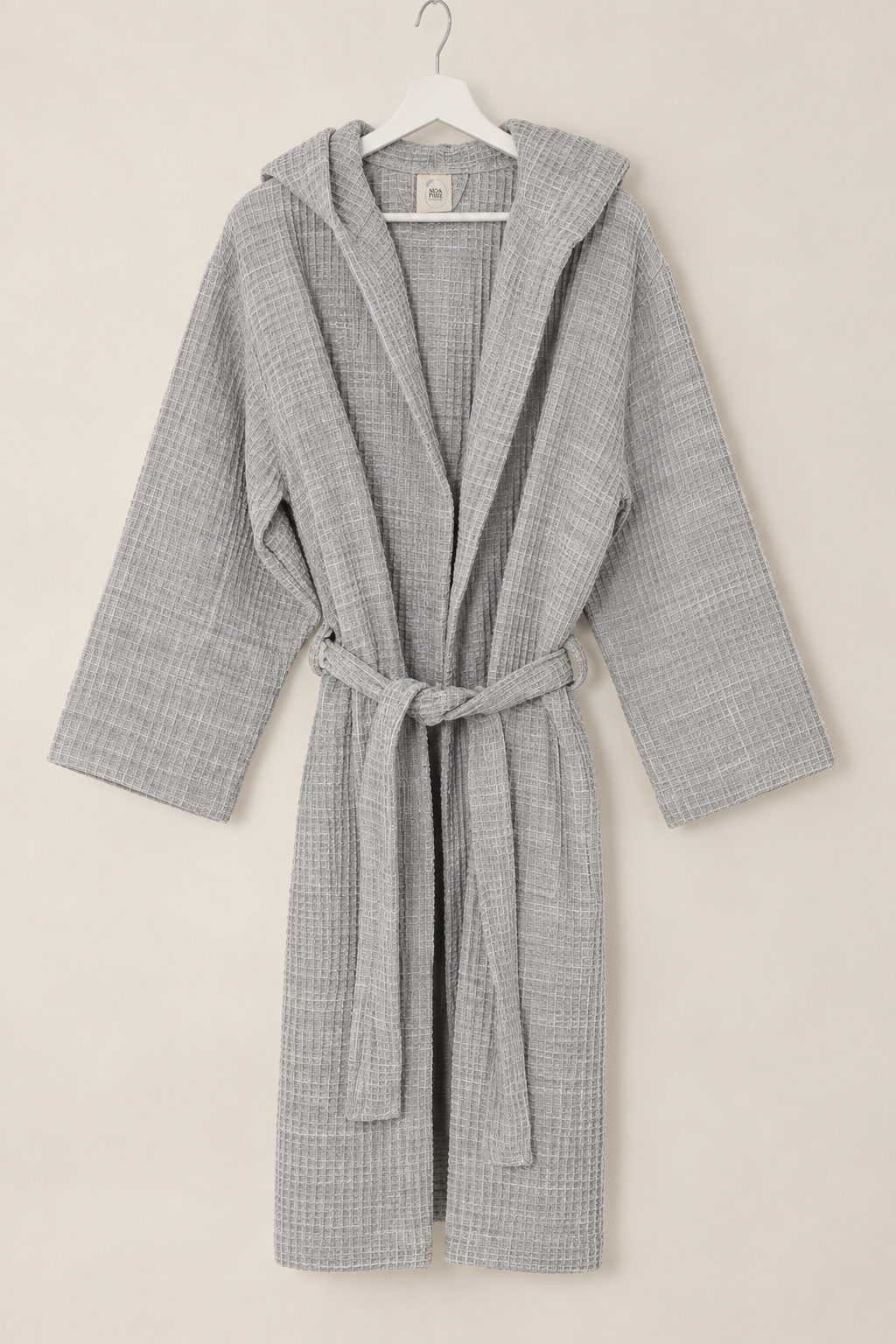 Waffle Gray Bathrobe