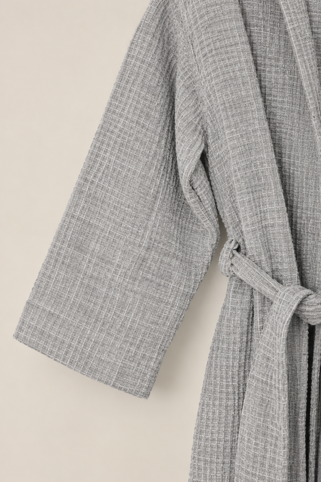 Waffle Gray Bathrobe