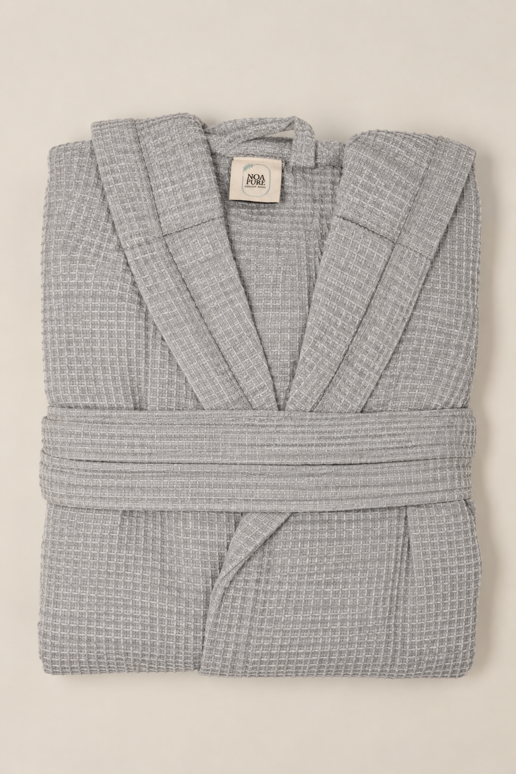 Waffle Gray Bathrobe