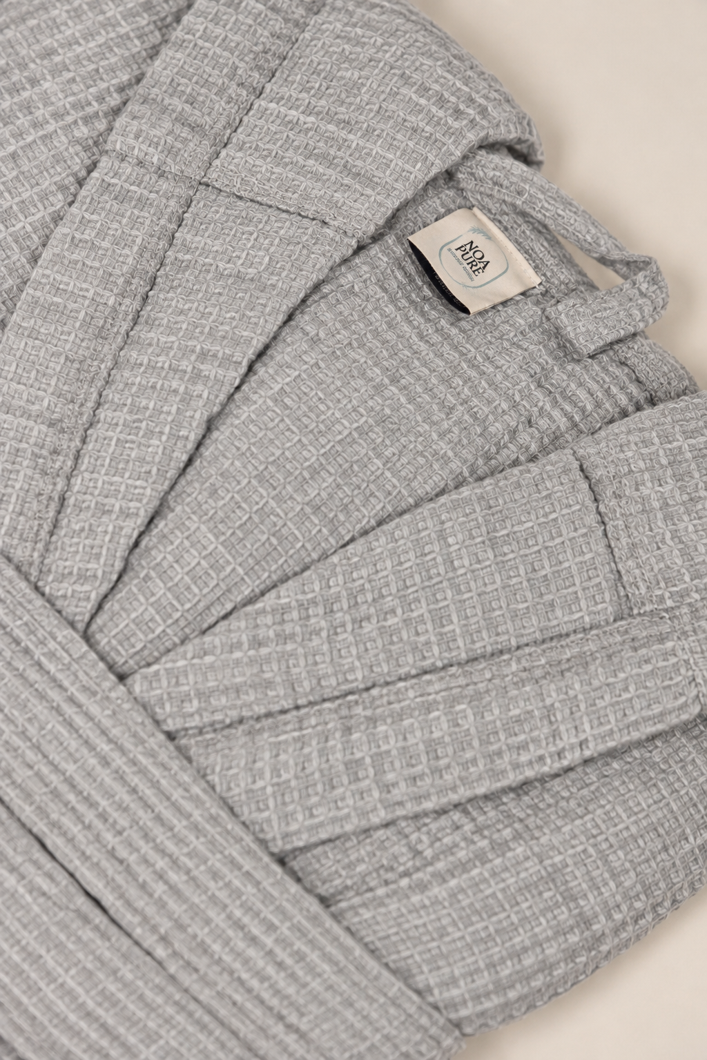 Waffle Gray Bathrobe