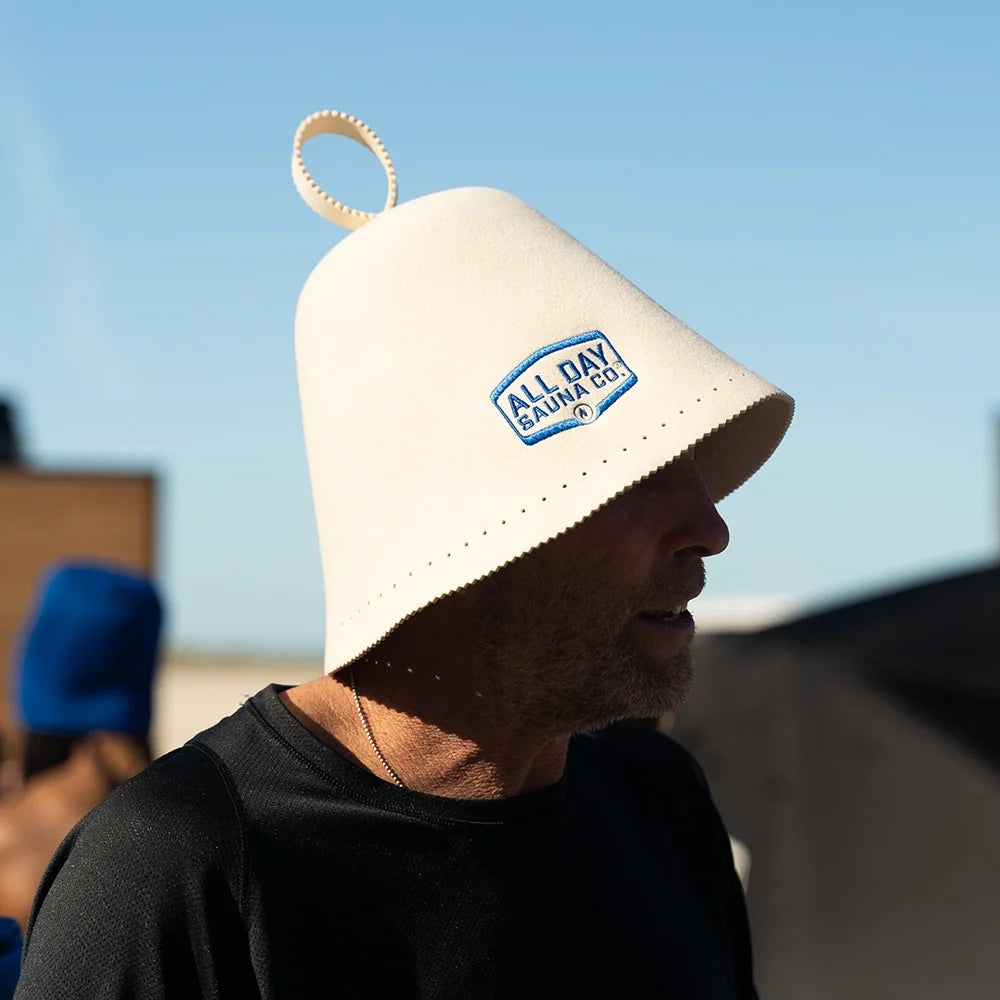 Australian Merino Wool Sauna Hat